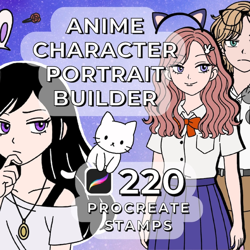 Anime Characters Portrait - Etsy