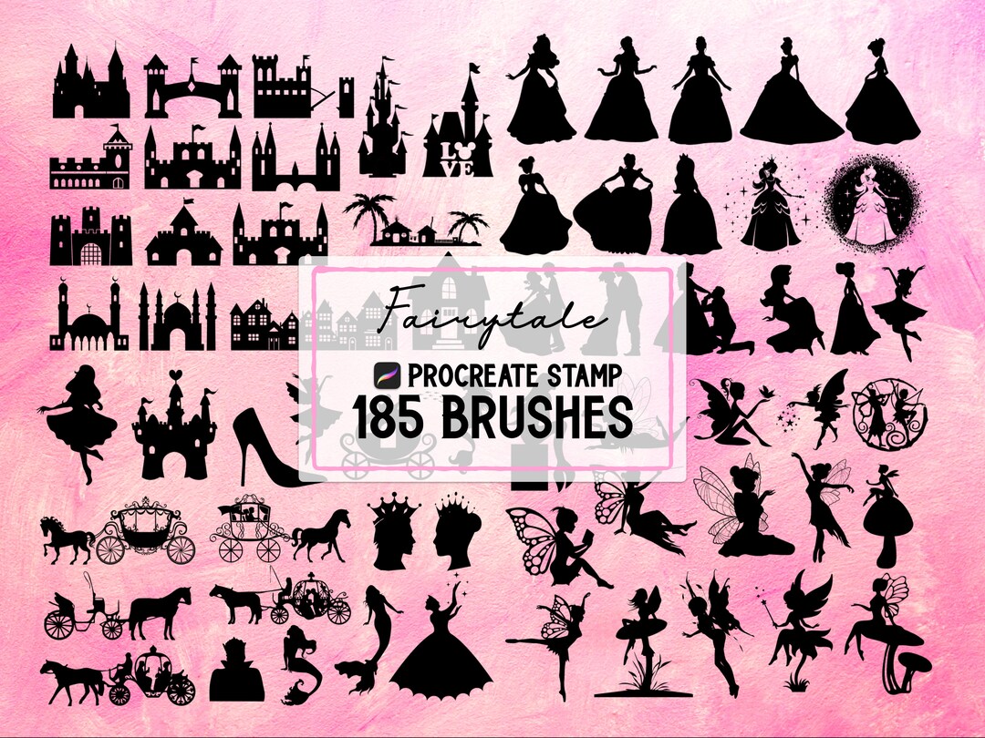 Fairytale & Fantasy Procreate Stamp Brush Set - Etsy