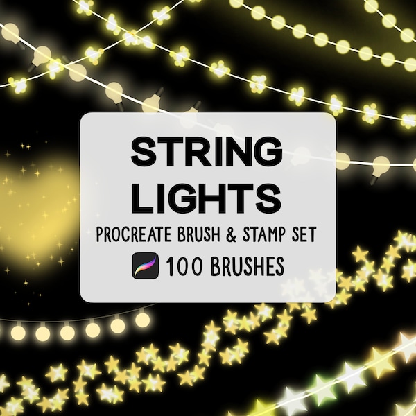 Moon String Lights Etsy