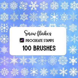 Snowflake Rubber Stamp Set, Journal Stamps, Tim Holtz Handrawn