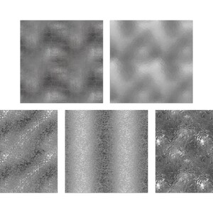 Metallic Texture Procreate Brush Set - Etsy