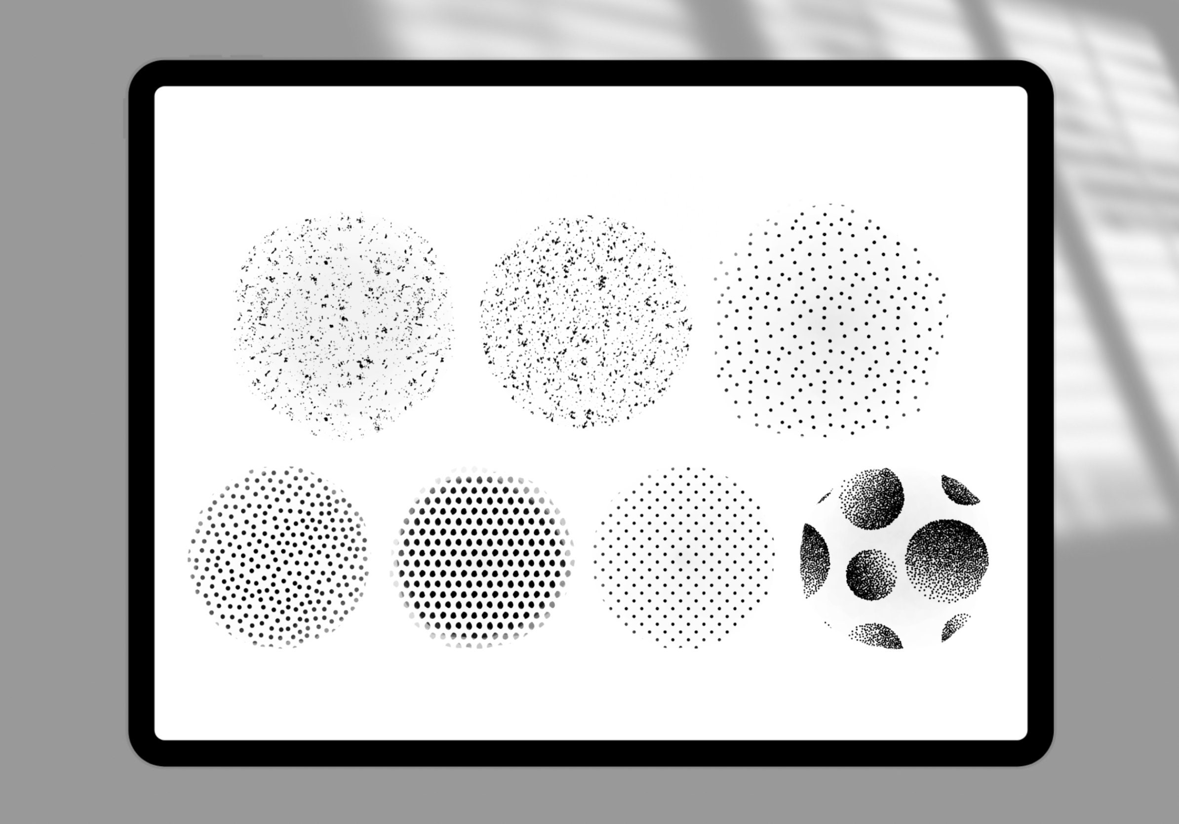 Grain & Shade Texture Procreate Brush Set - Etsy Australia