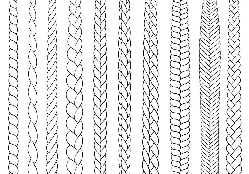 Ultimate Braid Procreate Brush Set - Etsy