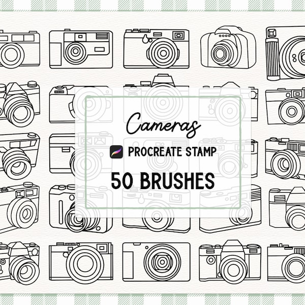 Camera Procreate brush Set