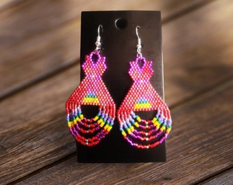 Rainbow Dress Earrings