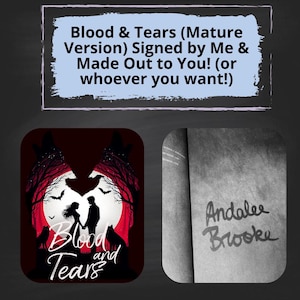 Signed paperback Blood & Tears (mature version)