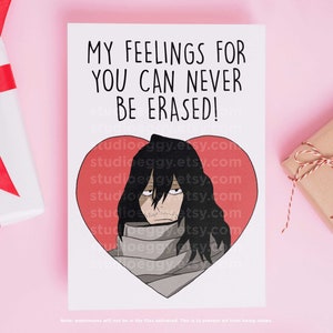 Anime Jubiläumskarte, druckbare Valentinstagskarte, Anime Valentinstag Karte, digitaler Download Karte, Geschenke für sie, Anime Karte, Kawaii Valentine