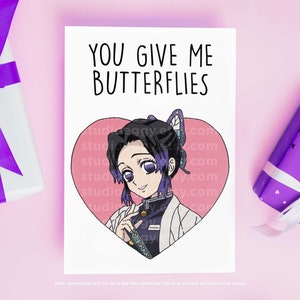 Anime Anniversary Card, Printable Valentine Card, Anime Valentine Card, Digital Download Card, Gifts for Her, Anime Card, Kawaii Valentine