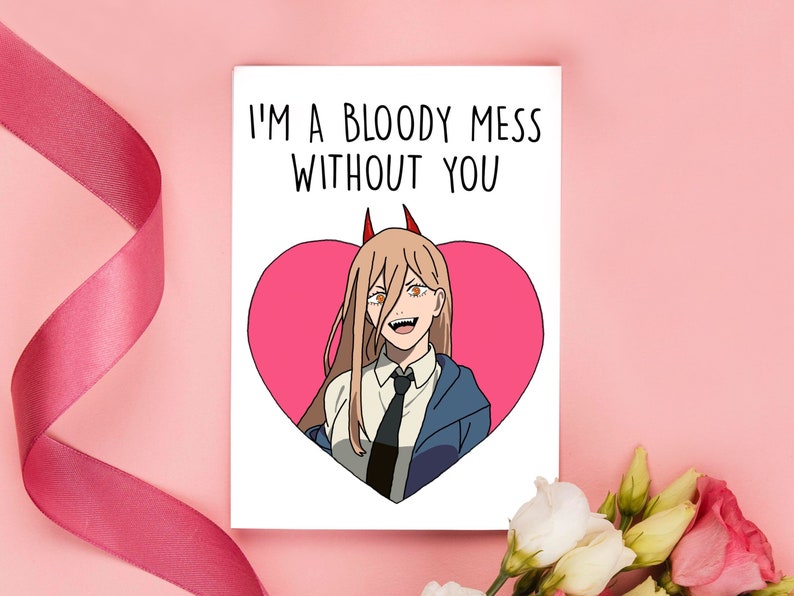 Anime Anniversary Card, Printable Valentine Card, Anime Valentine Card ...