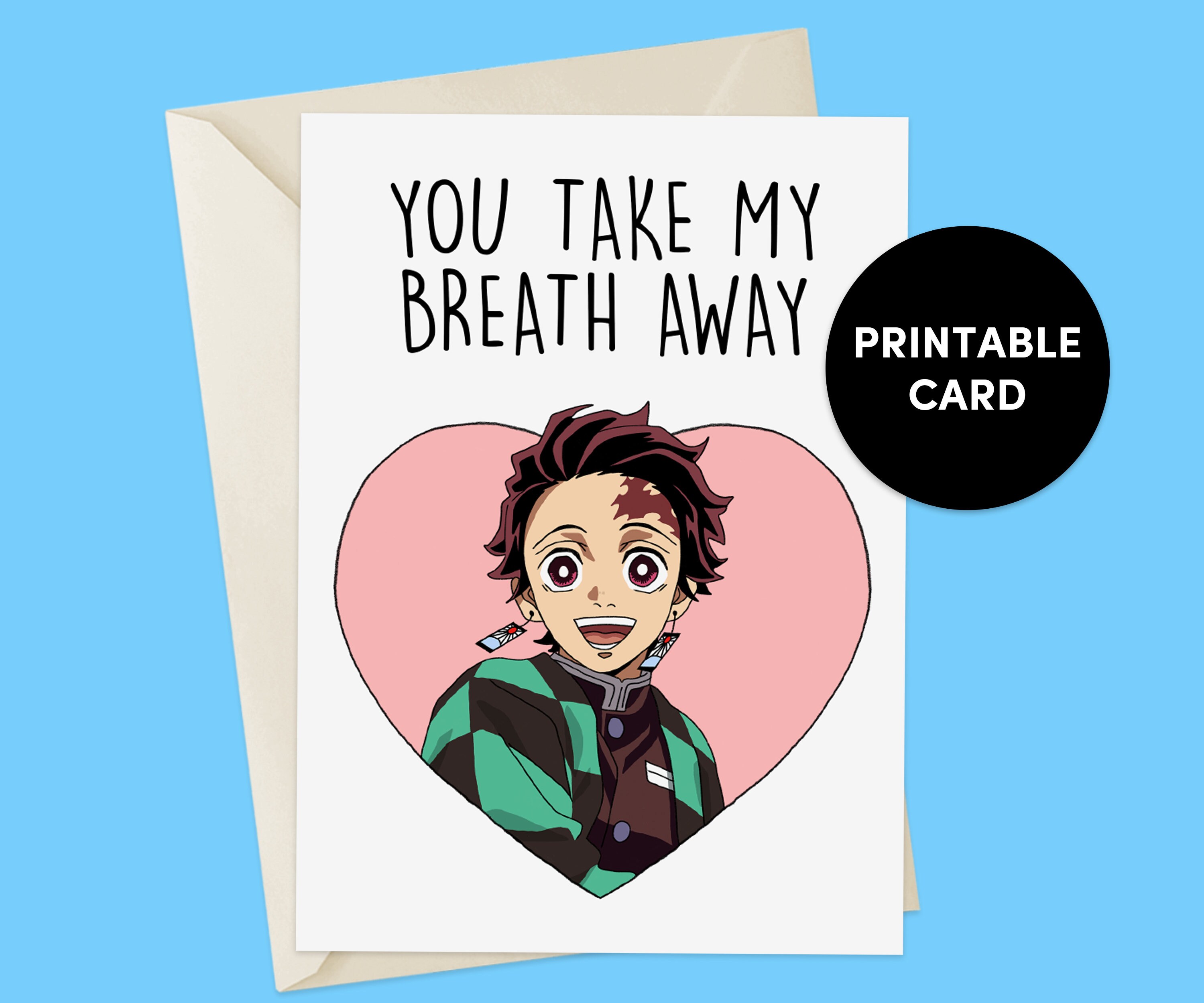 Anime Anniversary Card Printable Anniversary Card Anime - Etsy Israel