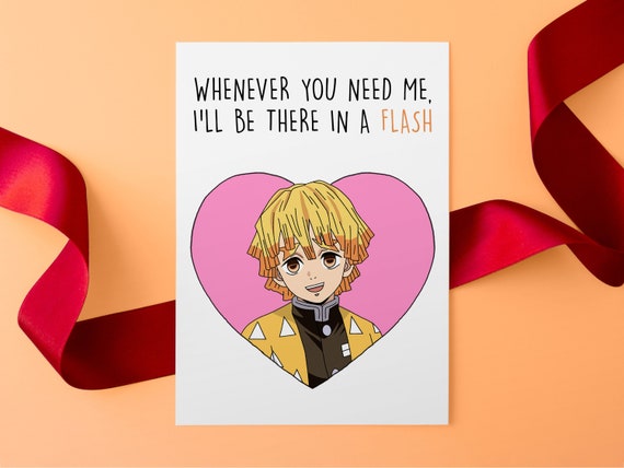 Anime Anniversary Card Printable Valentine Card Anime - Etsy