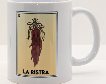 New Mexico Lotería Mug - La Ristra - Chile Peppers