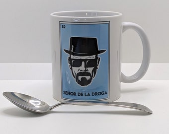 New Mexico Loteria Ceramic Mug - Walter White - Heisenberg - Señor de la Droga