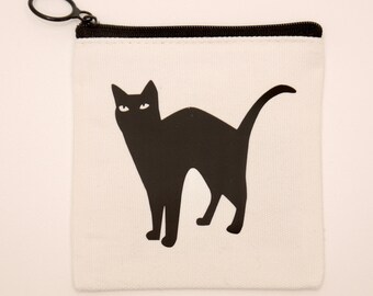 Black Cat - Small Canvas Bag