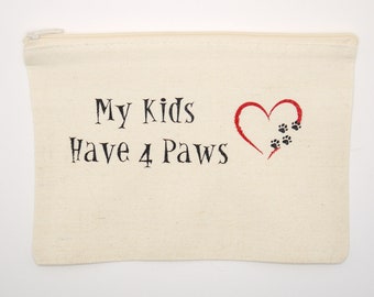 My Kids have 4 Paws - Canvas bag