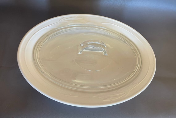 Corning Ware Casual Elegance White Flora Casseroles/Serving Bowls  With lids