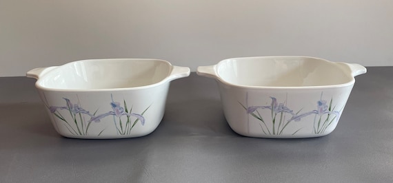 Corning Ware Shadow Iris 1.5L, 1L, and 700ml Casseroles Dishes