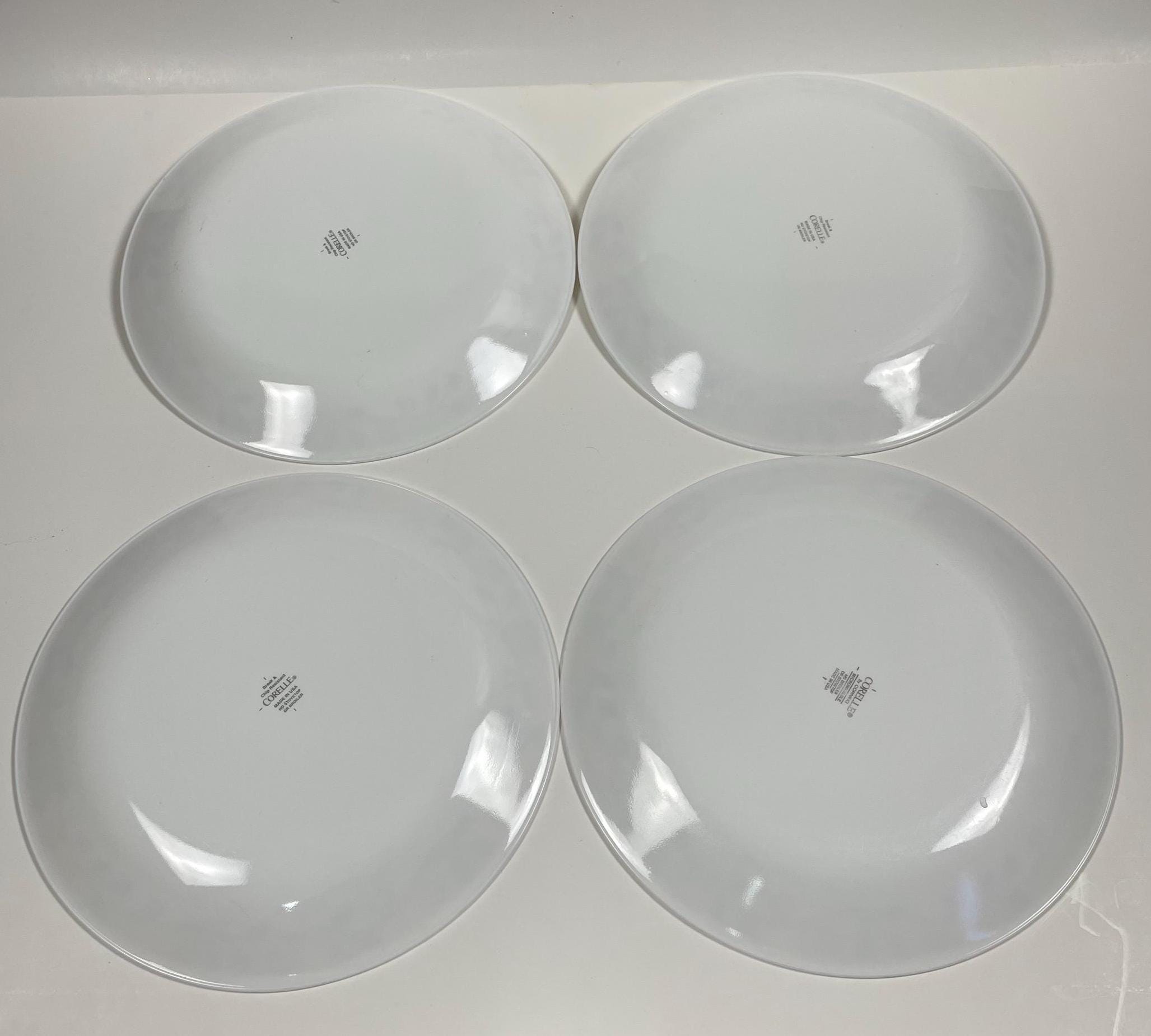 Corelle Yellow Pattern Corelle Casa Flora Dinner Plates, Salad/ Bread and Butter Plates ...