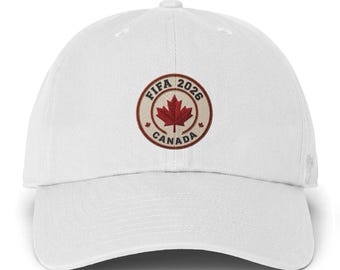 FIFA 2026 Canada Maple Leaf Cap | Embroidered Hat
