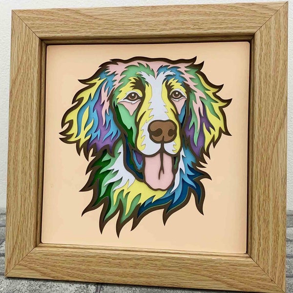 3D Dog Layer SVG/ Flat Coated Retriever 3D Mandala/ Colorful Dog SVG/ 3D Dog Shadow Box/Dog Pop Art/ Pet Layer Cardstock/ 3D Cricut Project 3D Dog Layer SVG/ Flat Coated Retriever 3D Mandala/ Colorful Dog SVG/ 3D Dog Shadow Box/Dog Pop Art/ Pet Layer Cardstock/ 3D Cricut Project