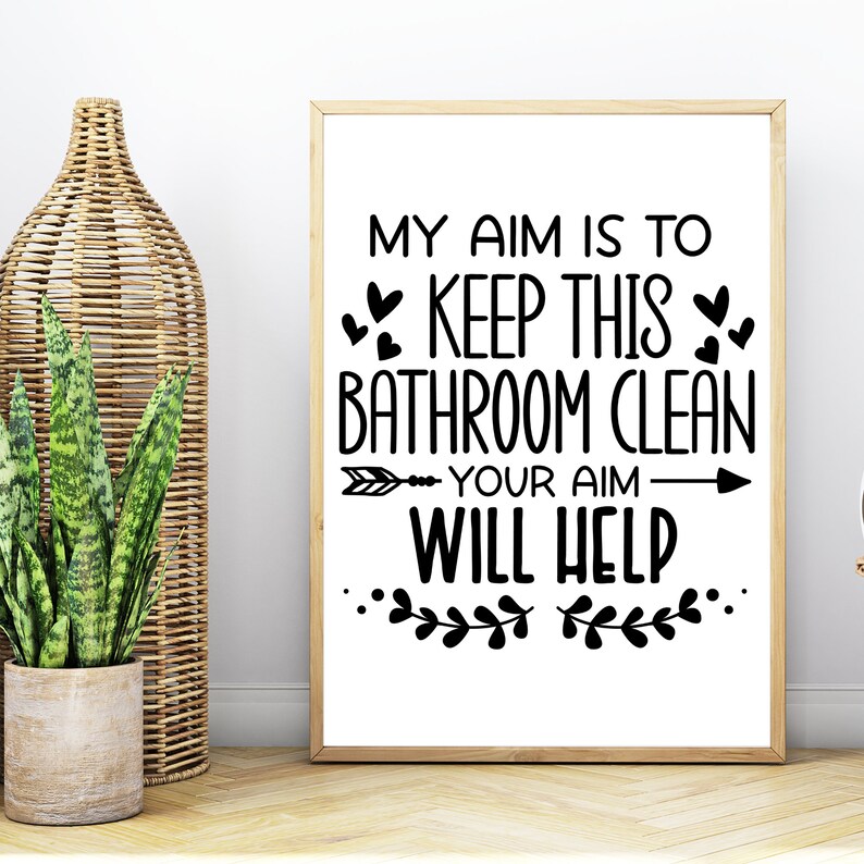 Bathroom Bundle Funny 34 Pintables Minimal Funny Wall Art Etsy