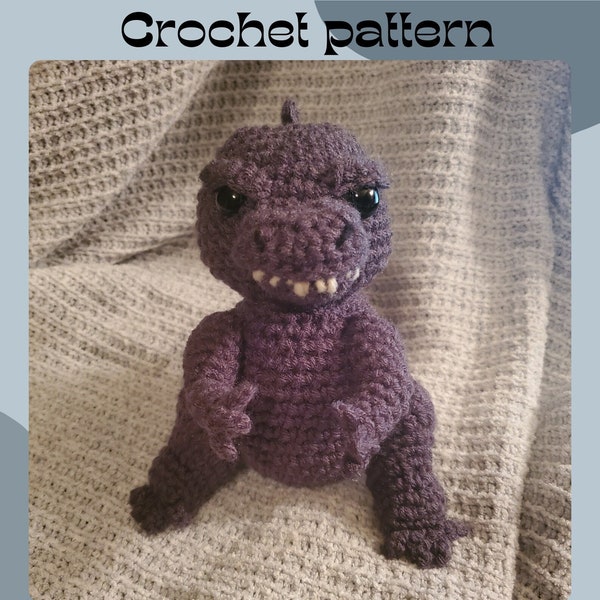 Sweeter Godzilla Pattern Godzilla Pattern - Etsy