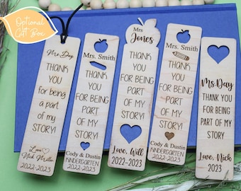 Thank You Gifts for Teachers,Gifts for Mentor,Gifts for Educators,Personalized Bookmark,Graduation Gifts,Gifts under 10,Teacher Appreciation