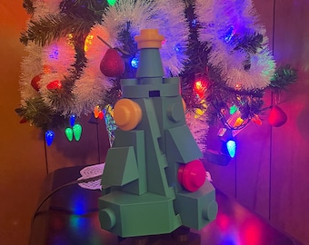 GIANT Building Block Christmas Tree - LEGO Inspired