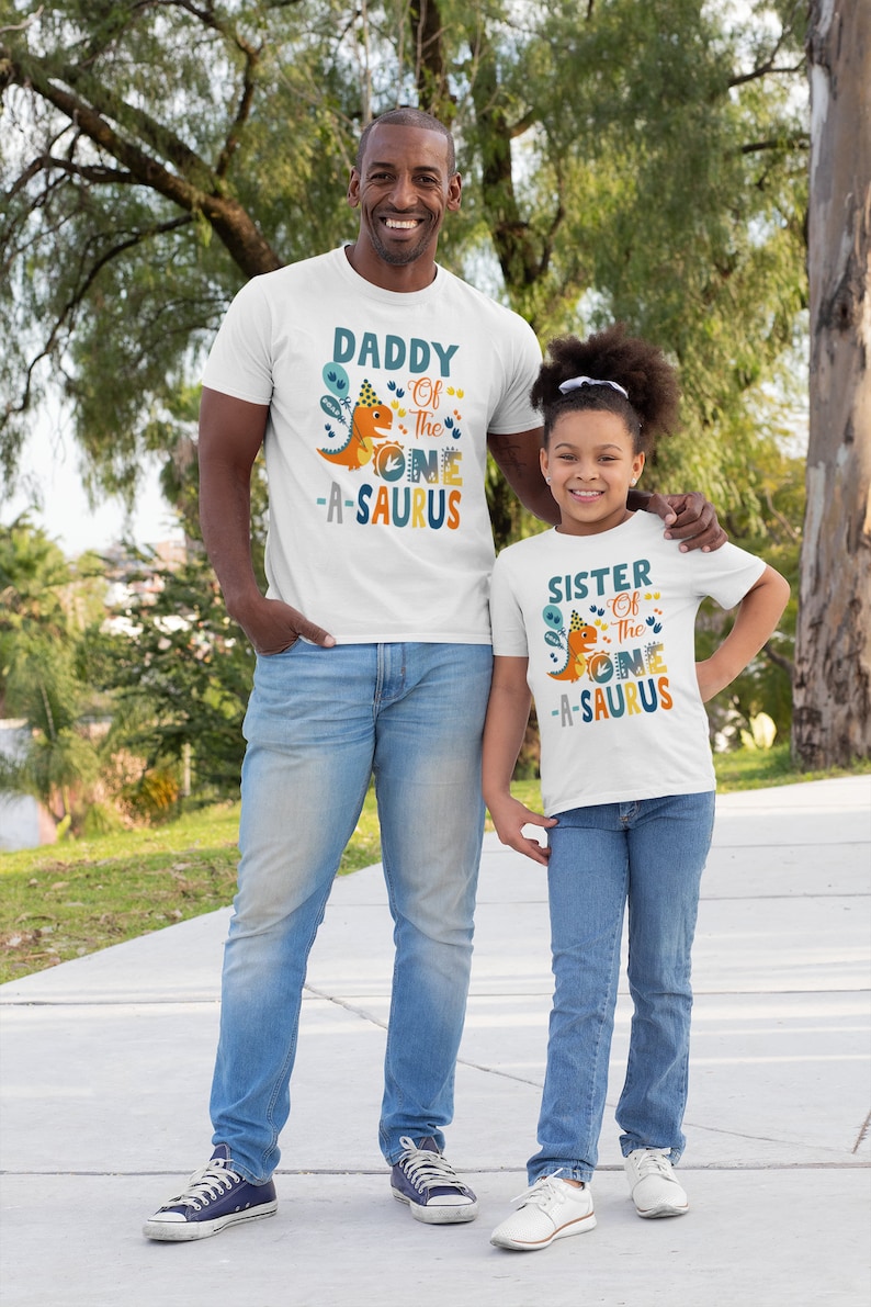 Tee-Saurus Geometry Alpha A Family Tee main image 1