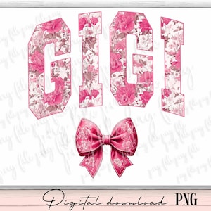 GIGI Chinoiserie pink Coquette PNG, GIGI Coquette Bow png, Retro gigi, gigi Coquette Bow, gigi Varsity  Retro gigi, gigi Coquette Bow png