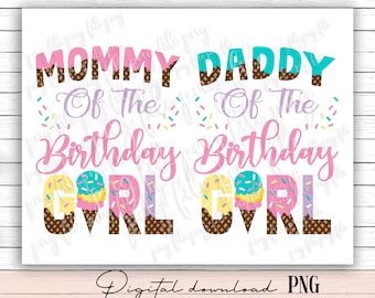 Four Ever Sweet 4th Birthday Girl PNG: Ice Cream Theme (Digital Download)