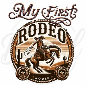 My First Rodeo Birthday Png, Cowboy Birthday png, Western Birthday png , My First Rodeo Birthday party png, 1st Birthday, Instant Download