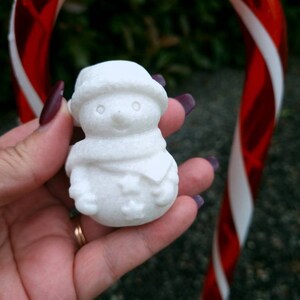 White Calcite Snow Man (Sml), birthday gift, christmas present, gift for him or her, special ocassion