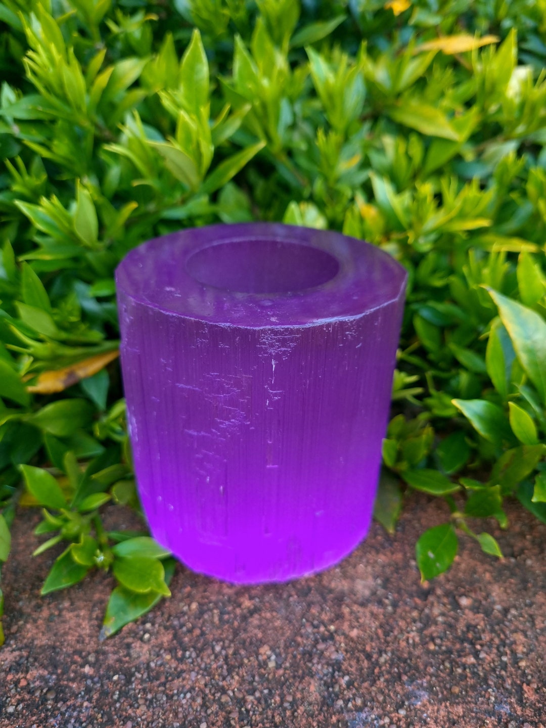 Coloured Selenite Candle Holder Special Ocassion Gift for Etsy