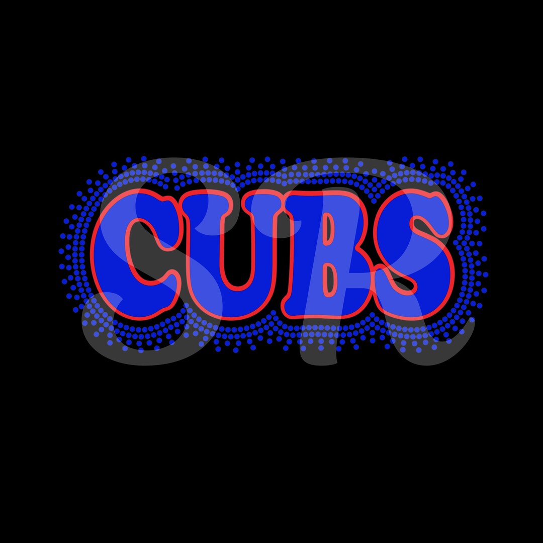 CUBS Rhinestone *DIGITAL DOWNLOAD* - Etsy