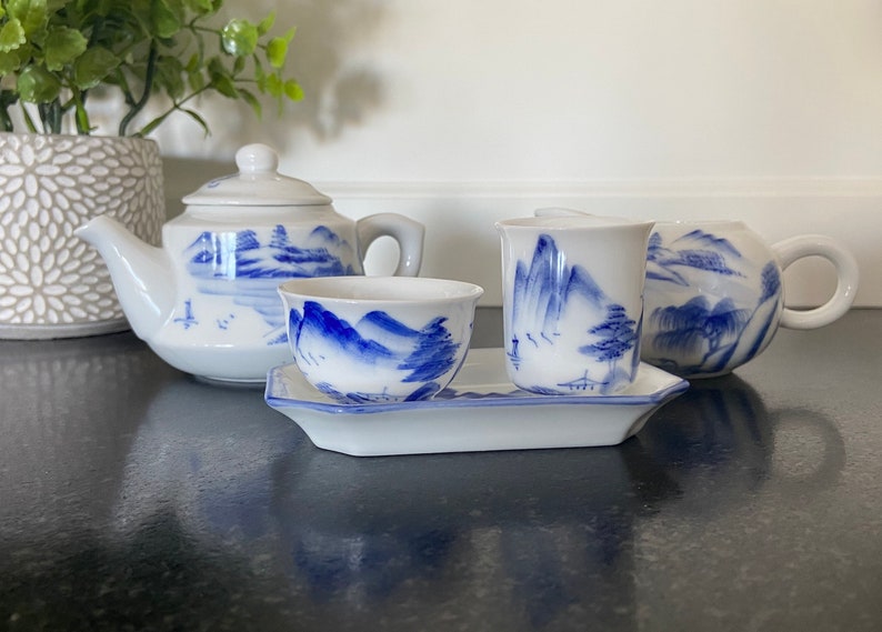 Vintage Hand Painted Chinese Tea Tasting & Smelling Set Etsy