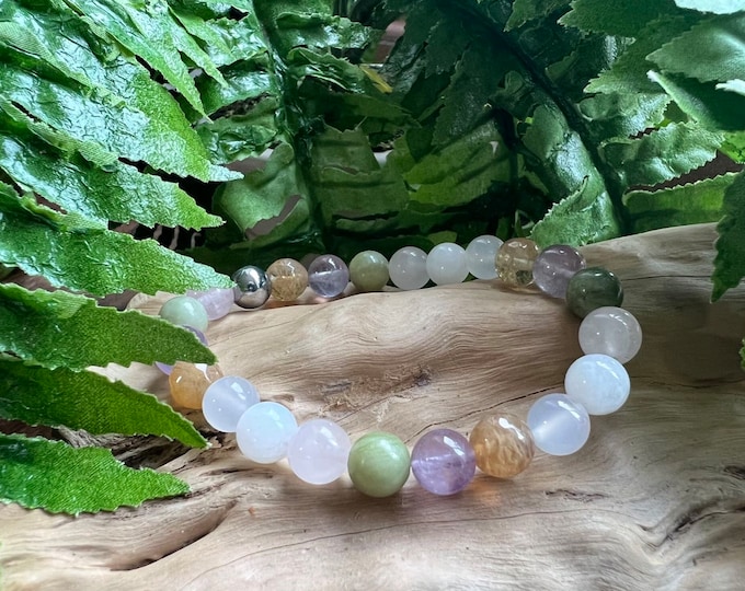 Perimenopausal Support Genuine Crystal Healing 8mm Bead Bracelet Etsy