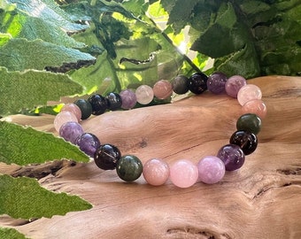 ADHD support Genuine Crystal Healing 8mm Bead Bracelet