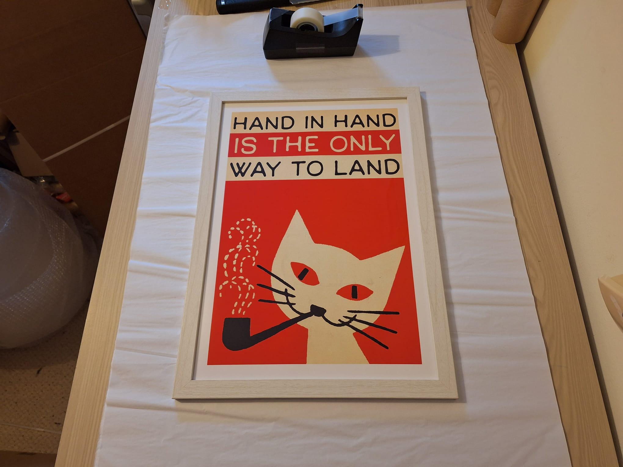 The Lovecats Art Print, Vintage Style Cat Design - Etsy
