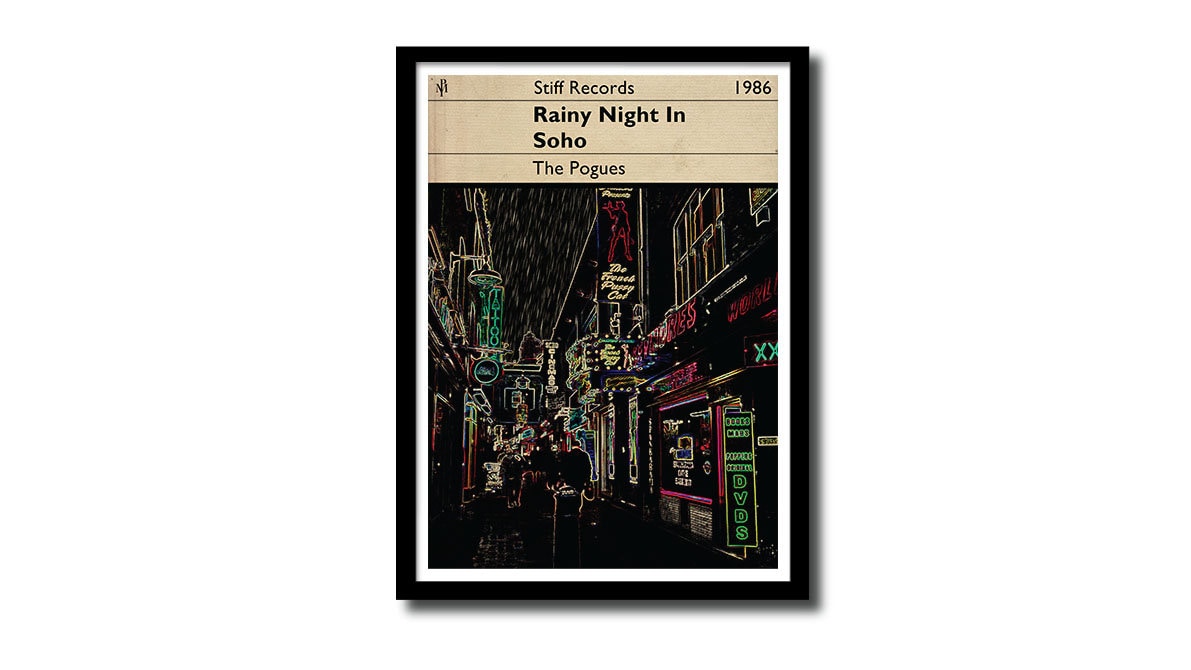 Rainy Night in Soho, Pogues Art Print - Etsy
