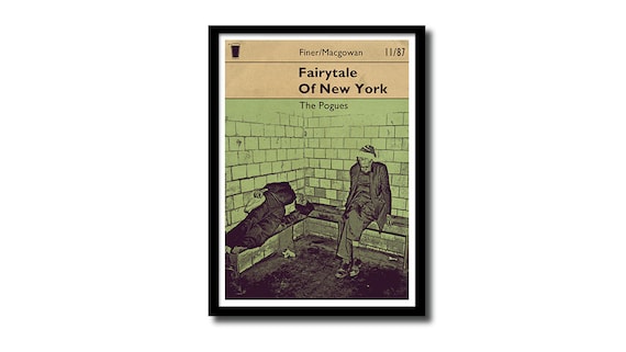 Fairytale of New York, Pogues art print