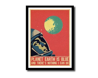 Space Oddity, David Bowie art print
