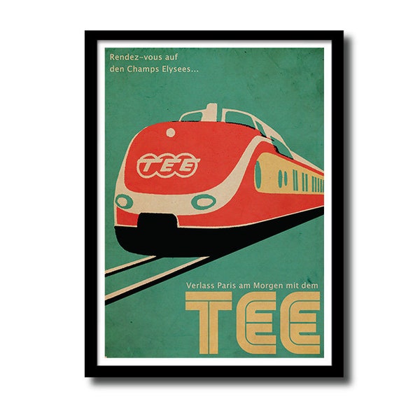 Trans-Europe Express, Kraftwerk art print