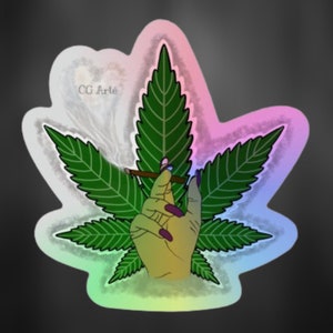 I Heart Maryjane Holographic sticker