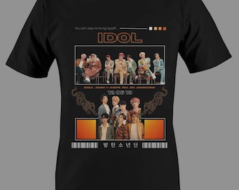 Camiseta inspirada en ídolo BTS