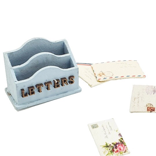 Miniature Dollhouse KIT Wooden Letter Holder in 1/12 Scale - Etsy