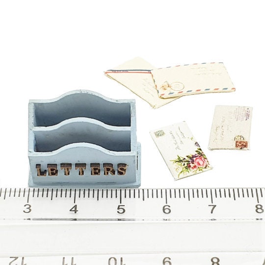 Miniature Dollhouse KIT Wooden Letter Holder in 1/12 Scale - Etsy