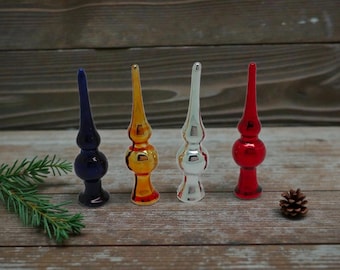 Árbol navideño en miniatura con copa de cristal - escala 1/12