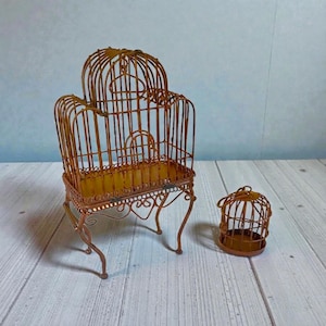 Cage à oiseaux 1/12 10 PCS 1/12 1/6 Miniatures Cage À Oiseaux Mini En