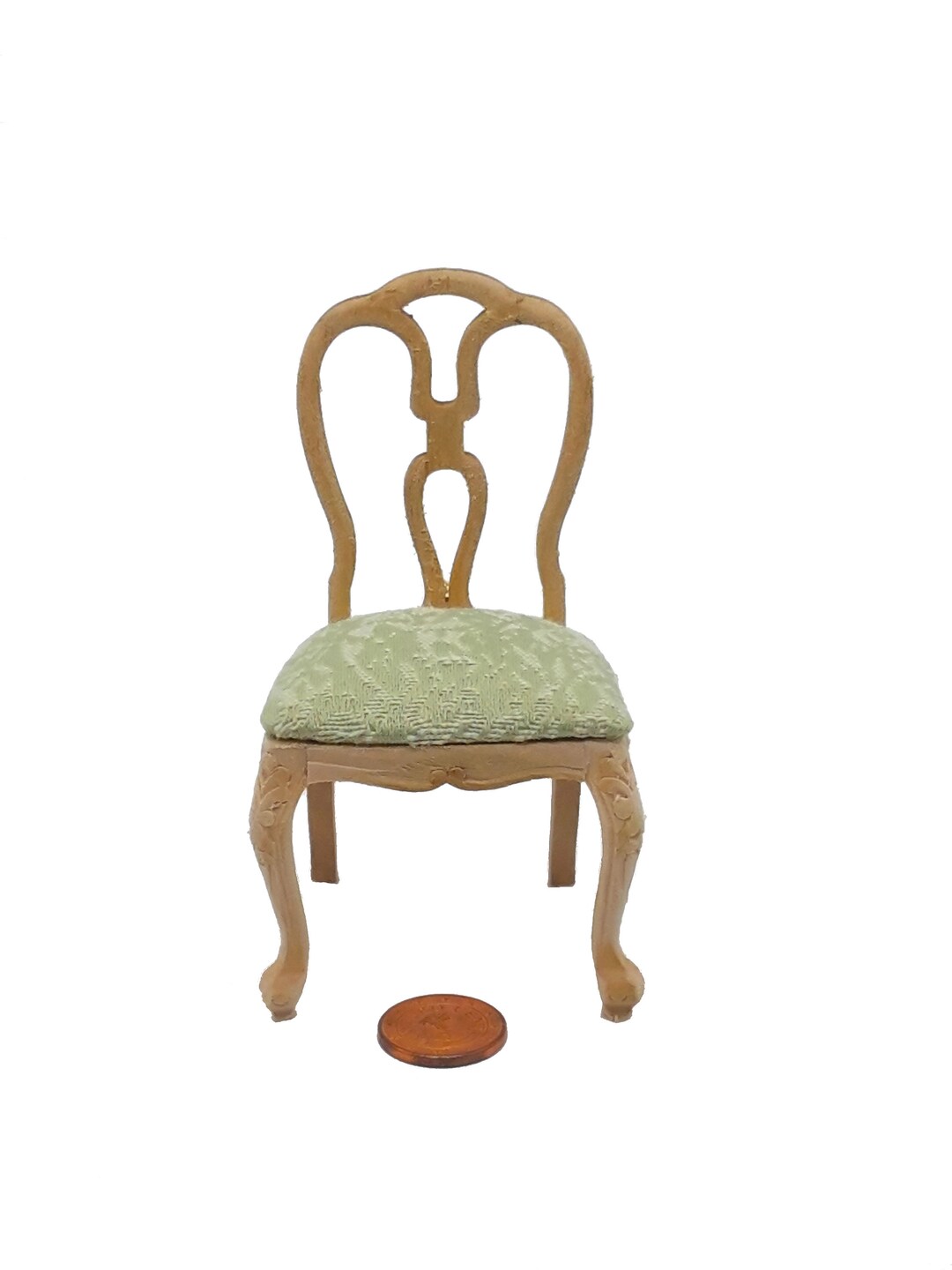 Miniature Dollhouse Furniture Unfinished Chair Code VMJ 1126 Etsy